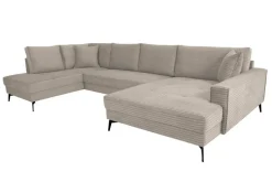 Wohnlandschaft Zero stone Microfaser B/H/T: ca. 362x86x195 cm