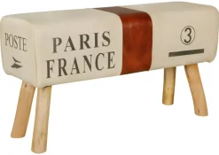 Wohnling Sitzbank beige B/H/T: ca. 91x51x30 cm