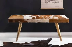 Wohnling Sitzbank natur Echtholz B/H/T: ca. 120x52x40 cm