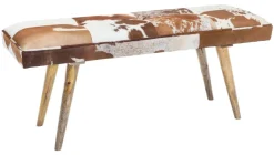 Wohnling Sitzbank natur Echtholz B/H/T: ca. 120x52x40 cm