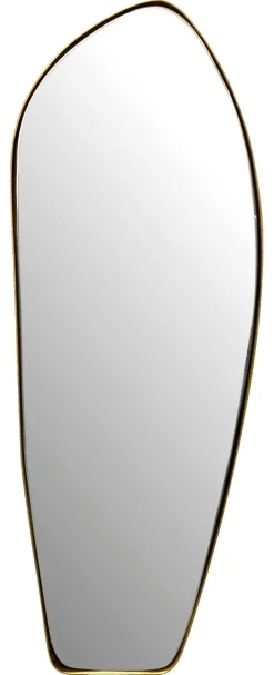 Wohnling Wandspiegel gold Metall B/H/T: ca. 33x90x2,5 cm