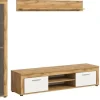 Wohnwand Jam Eiche Wotan Nachbildung weiß B/H/T: ca. 310x159x35 cm