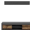 Wohnwand Jam Matera Nachbildung Old Wood Nachbildung B/H/T: ca. 159x330x35 cm