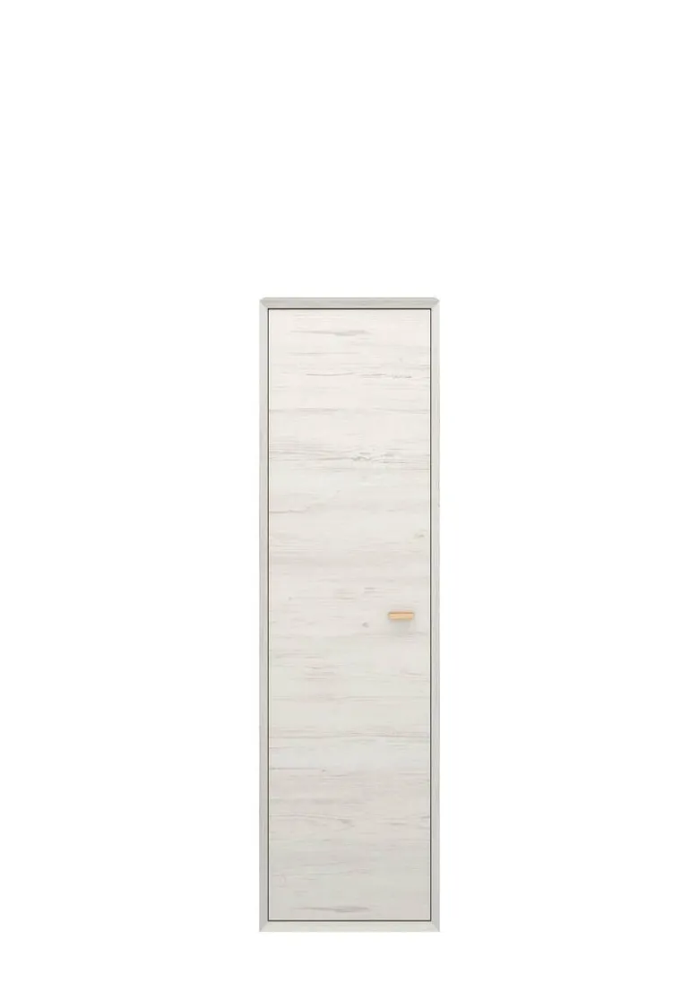 Wohnwand-Set Calvi weiß Pinie Nachbildung Eiche Navarra Nachbildung B/H/T: ca. 279x200x45 cm