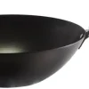 Wokpfanne schwarz Edelstahl