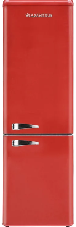 Wolkenstein Retro Kühl-/Gefrierkombination KG250.4RT FR rot B/H/T: ca. 54,6x177,5x62,6 cm