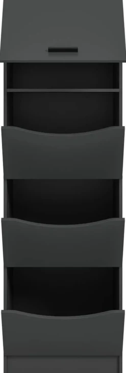 Wäscheschrank Free anthrazit B/H/T: ca. 60x196x68 cm