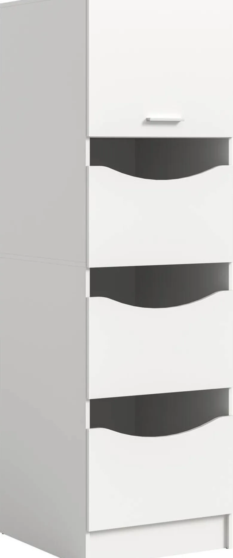 Wäscheschrank Free weiß B/H/T: ca. 60x196x68 cm