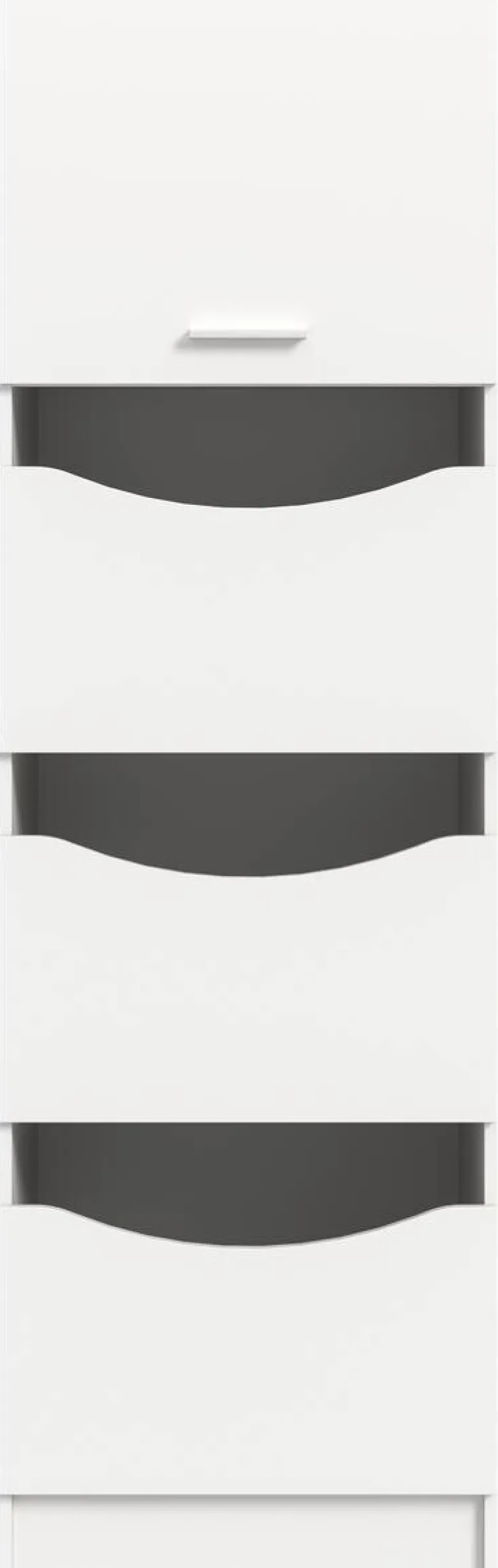 Wäscheschrank Free weiß B/H/T: ca. 60x196x68 cm