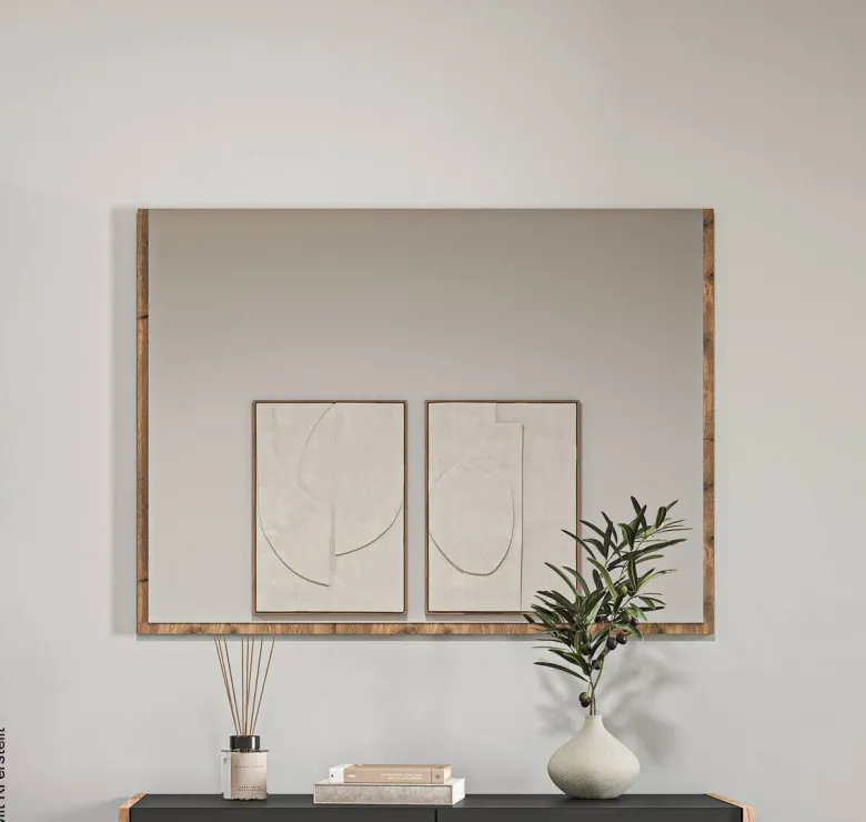 xonox.home Garderobenspiegel Bueno Basalt Nox Oak Nachbildung B/H: ca. 95x70 cm