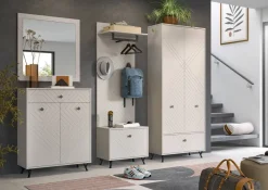 xonox.home Wandspiegel NOTES sandbeige sandbeige matt Melamin B/H/T: ca. 45x100x2 cm
