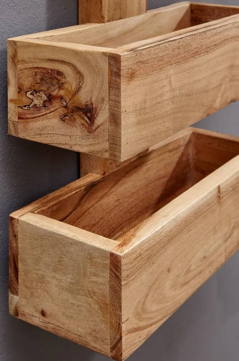 Zeitungsständer natur Akazie B/H/T: ca. 30x72x10 cm