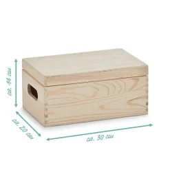 Zeller Allzweckkiste natur Kiefer B/H/L: ca. 30x14x20 cm