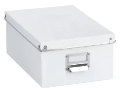 Zeller Aufbewahrungsboxen-Set weiß Metall