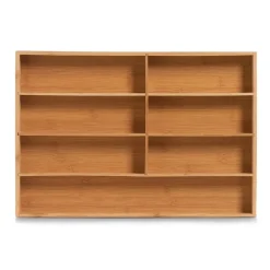 Zeller Besteckkasten natur Bambus B/H/L: ca. 30,5x4,3x44 cm