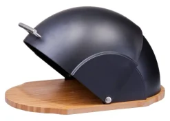 Zeller Brotkasten schwarz Kunststoff B/H/L: ca. 26x20,5x37 cm