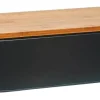 Zeller Brotkasten schwarz Metall B/H/L: ca. 23x13x42,5 cm
