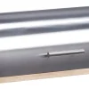 Zeller Brotkasten silber Edelstahl B/H/L: ca. 28x16x39 cm