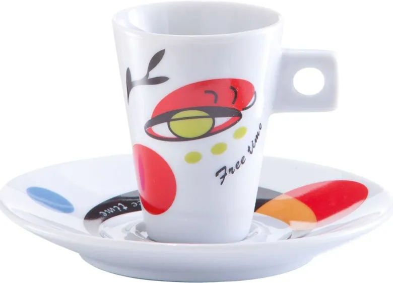 Zeller Espresso-Set Faces