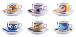 Zeller Espresso-Set Magic Eyes