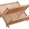 Zeller Geschirrabtropfständer natur Bambus B/H/L: ca. 35x25x42 cm