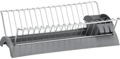 Zeller Geschirrabtropfständer grau Metall B/H/L: ca. 24x14x42 cm