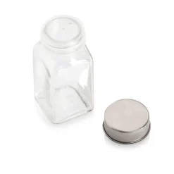 Zeller Gewürzständer-Set transparent Glas B/H/L: ca. 4,7x30x22,7 cm
