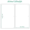 Zeller Herdabdeck-/Schneideplattenset Marmor Marmoroptik Glas B/H/L: ca. 30x0,8x52 cm