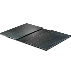 Zeller Herdabdeck-/Schneideplattenset Schiefer schiefer Glas B/H/L: ca. 30x0,8x52 cm