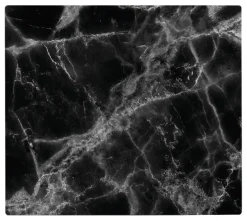 Zeller Herdblende-/Abdeckplatte Marmor schwarz Glas B/L: ca. 50x56 cm