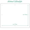 Zeller Herdblende-/Abdeckplatte schwarz Glas B/H/L: ca. 50x0,8x56 cm