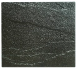 Zeller Herdblende-/Abdeckplatte Schiefer schiefer Glas B/H/L: ca. 50x0,8x56 cm