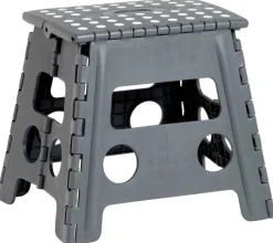 Zeller Klapphocker anthrazit B/H/L: ca. 30x32x37 cm