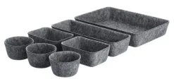 Zeller Organizer grau Filz