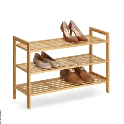 Zeller Schuhregal natur Bambus B/H/L: ca. 26x50x70 cm