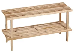 Zeller Schuhregal natur Kiefer B/H/T: ca. 80x30x26 cm
