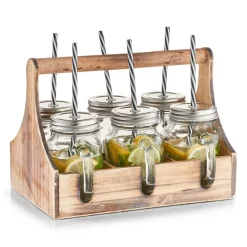Zeller Trinkgläser-Set natur