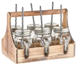 Zeller Trinkgläser-Set natur