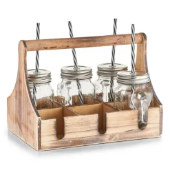 Zeller Trinkgläser-Set natur