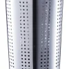 Zeller Wäschesammler silber Kunststoff B/H/L: ca. 35,5x58x35,5 cm