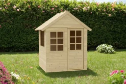 Zwerkules Spielhaus Holla natur B/H/L: ca. 121x140x97,5 cm