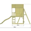 Zwerkules Spielhaus Valli grau B/H/L: ca. 370x224x352 cm